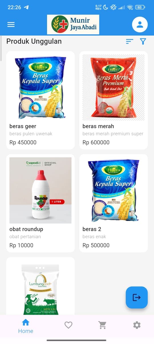APP Ecommerce Munir Jaya Abadi 